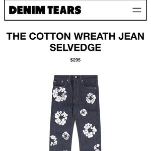 Women Denim Tears x Levis Jeans